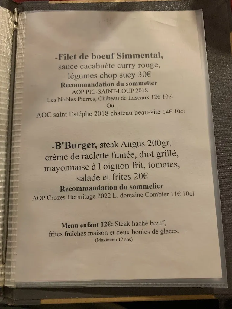 Menu_Auberge de Bajole_Copponex_image_4
