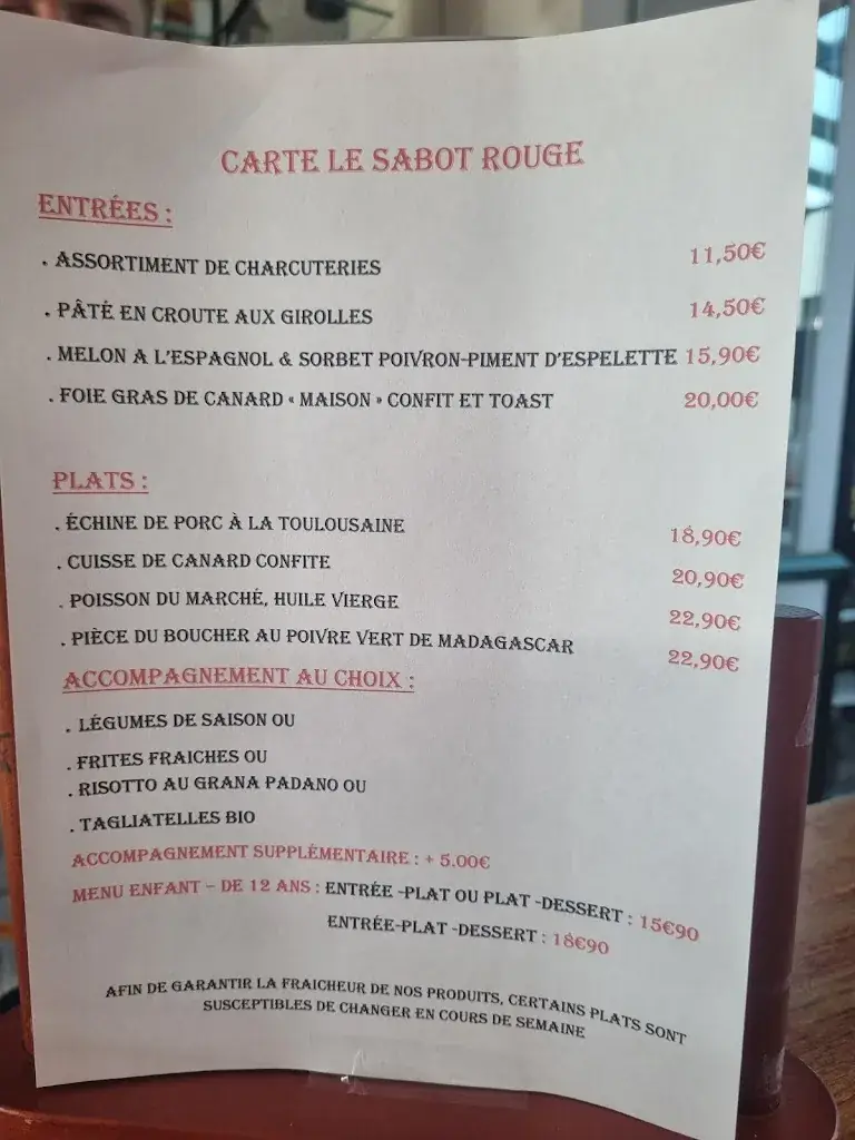 Menu_Le Sabot Rouge_Limours_immagine_2