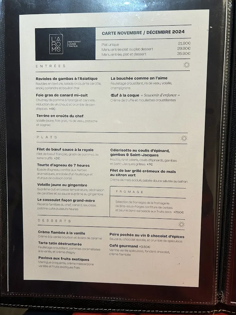 Menu_L'Arome_Forges-les-Bains_image_2