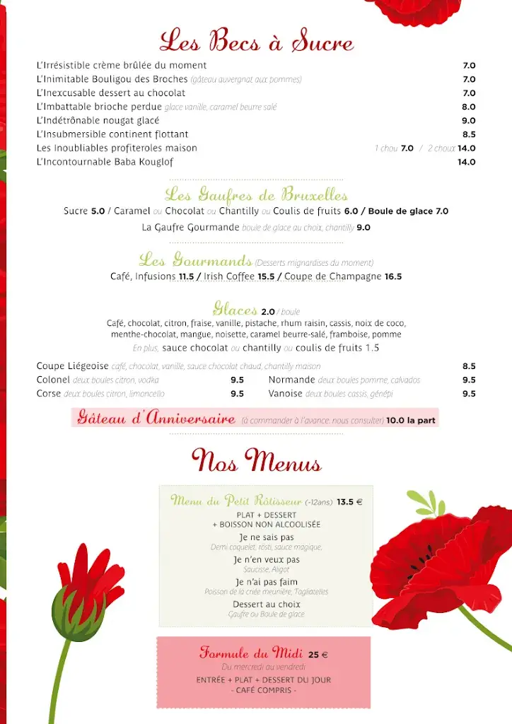 Menü_LES BROCHES DU VEXIN Au plaisir de régaler votre curiosité_Montgeroult_Bild_2