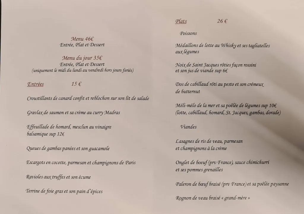 Menu_Le Sainte Jeanne_Cormeilles-en-Vexin_image_2