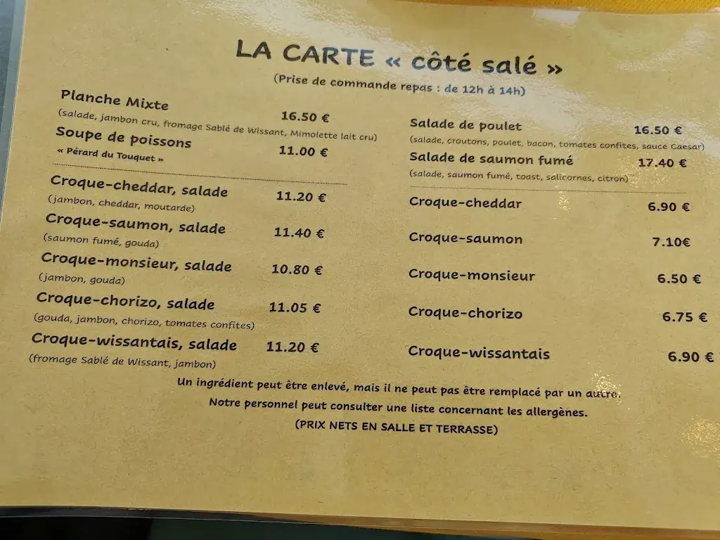 Menu_Les Sables d'Opale_Wissant_image_1