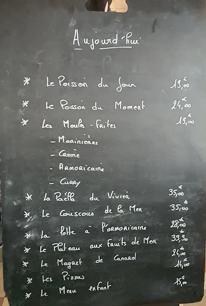 Menü_Restaurant Le Herlen_Wissant_Bild_1