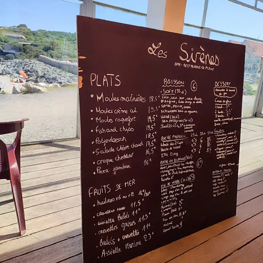 Menu_Les Sirènes - Moules Frites sur Mer_Wissant_image_3