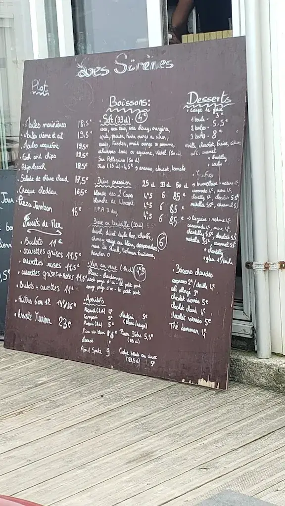 Menu_Les Sirènes - Moules Frites sur Mer_Wissant_image_4