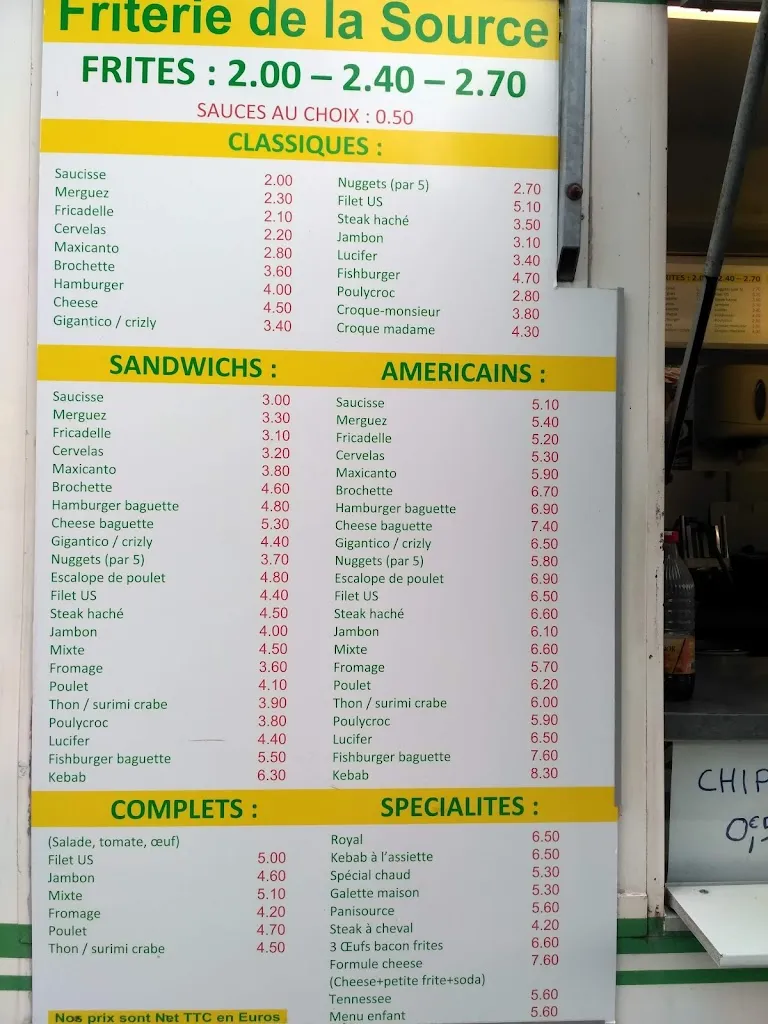 Menu_Friterie De La Source_Wissant_image_2