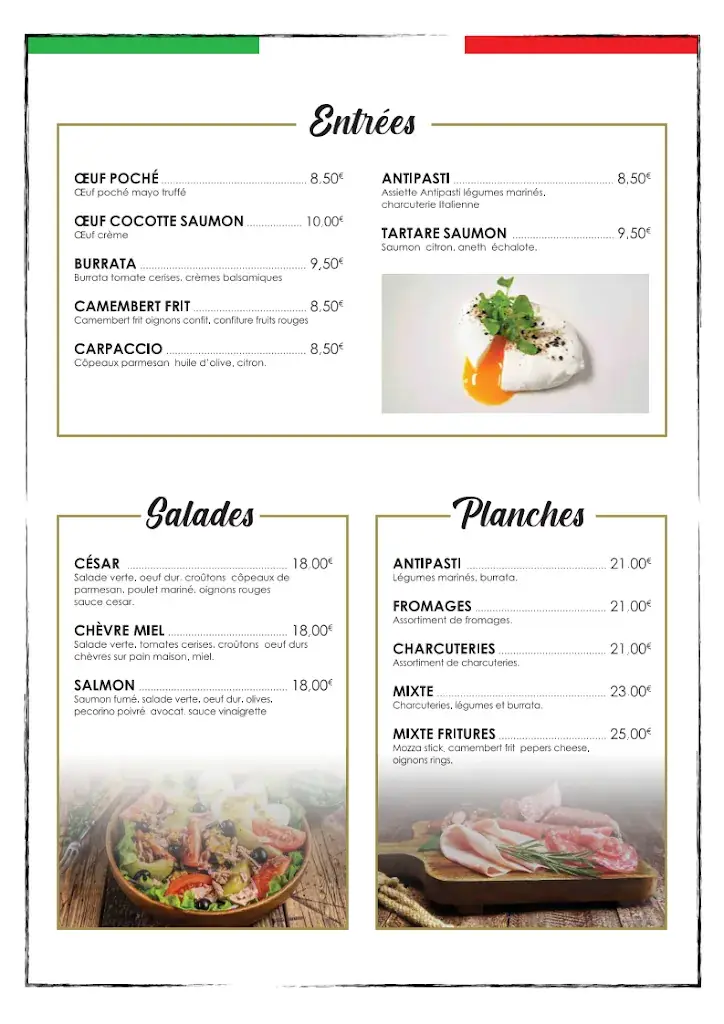 Menu_LE TRAIN DE VIE - RESTAURANT ITALIEN_Claye-Souilly_image_4