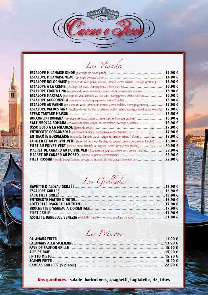 Menu_Venezia Restaurant Fresnes-sur-Marne_Fresnes-sur-Marne_image_2