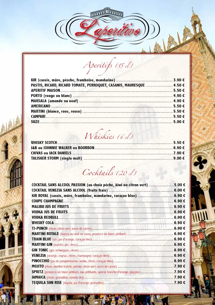 Menu_Venezia Restaurant Fresnes-sur-Marne_Fresnes-sur-Marne_image_4