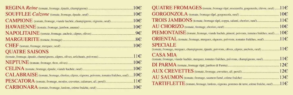 Menu_Casa Mia_Claye-Souilly_image_1