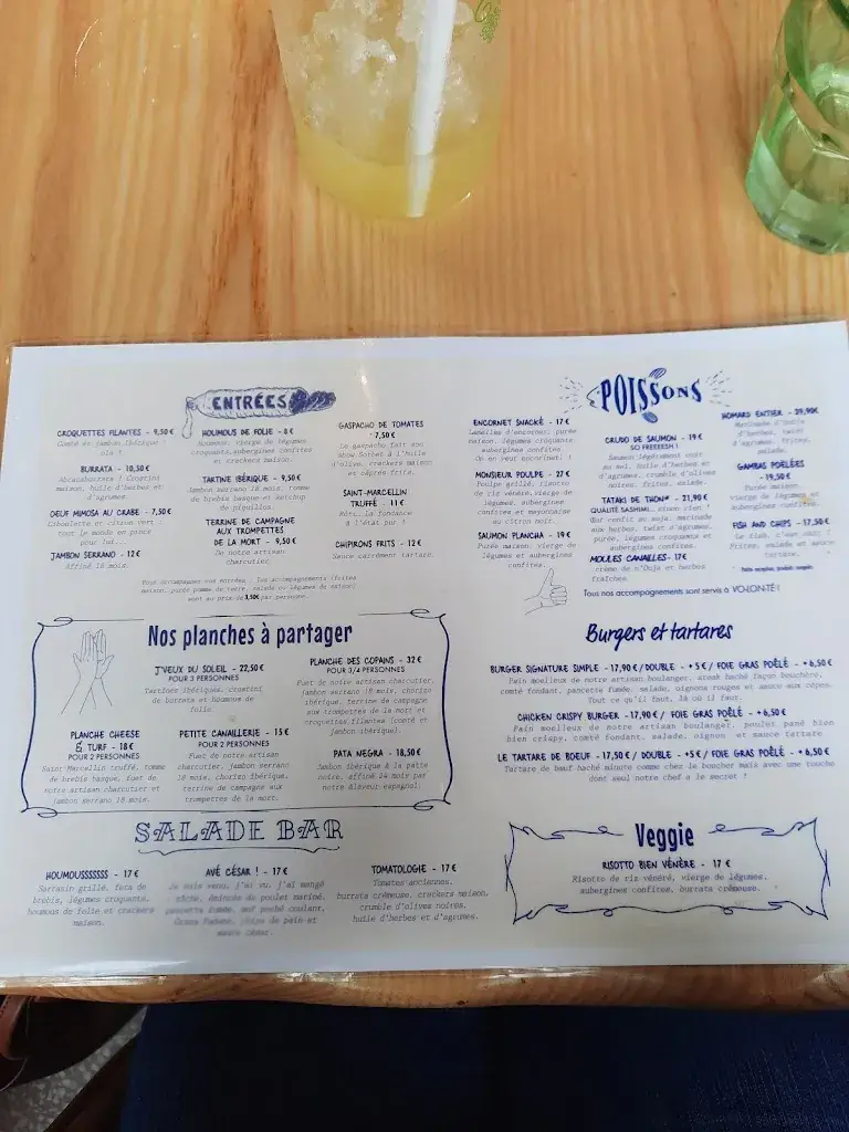 Menu_La côte & l'arête Claye-Souilly_Claye-Souilly_image_1