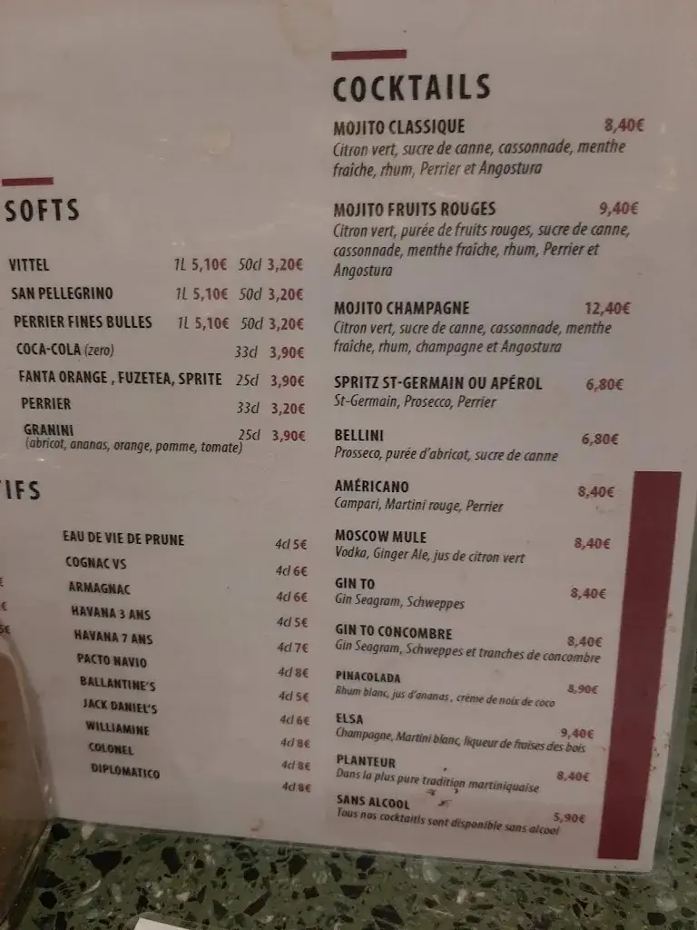 Menu_La côte & l'arête Claye-Souilly_Claye-Souilly_image_3