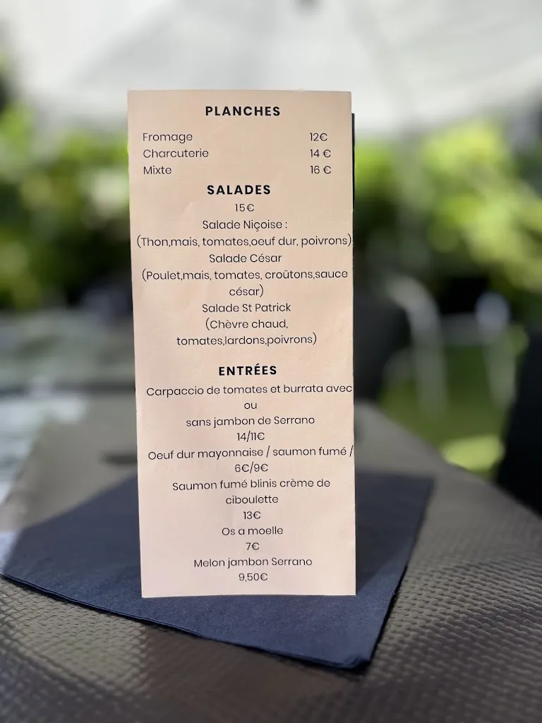 Menu_Pub Restaurant St Patrick_Claye-Souilly_image_3