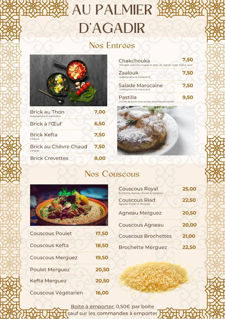 Menu_Au Palmier d'Agadir_Villeneuve-le-Roi_image_2