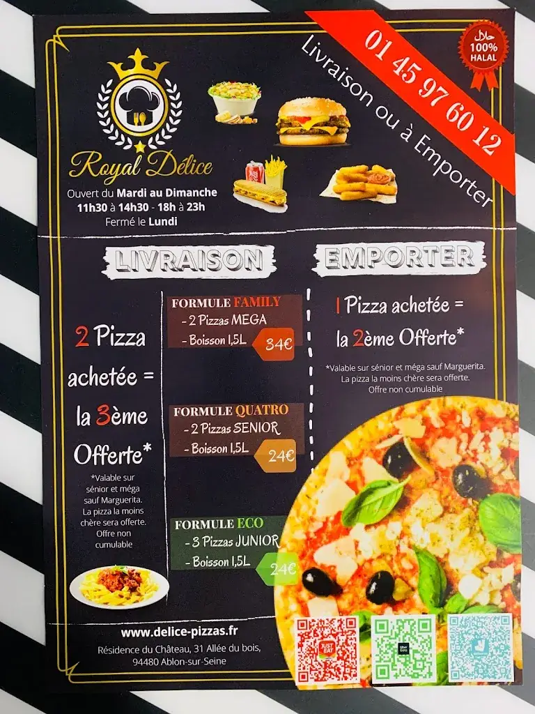 Menu_Royal Délice Pizza_Ablon-sur-Seine_image_2