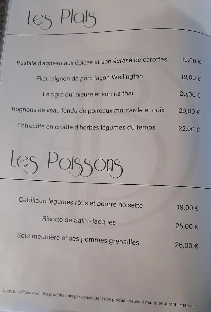 Menü_Aux Berges du Bonheur Conflans-sainte-Honorine_Conflans-Sainte-Honorine_Bild_1