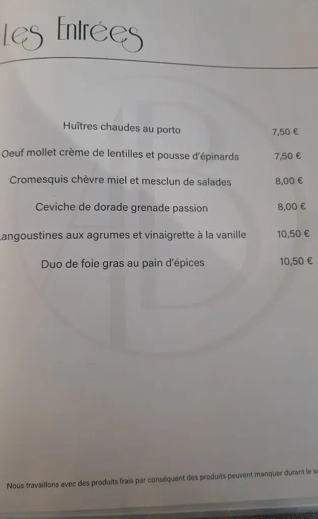 Menü_Aux Berges du Bonheur Conflans-sainte-Honorine_Conflans-Sainte-Honorine_Bild_3