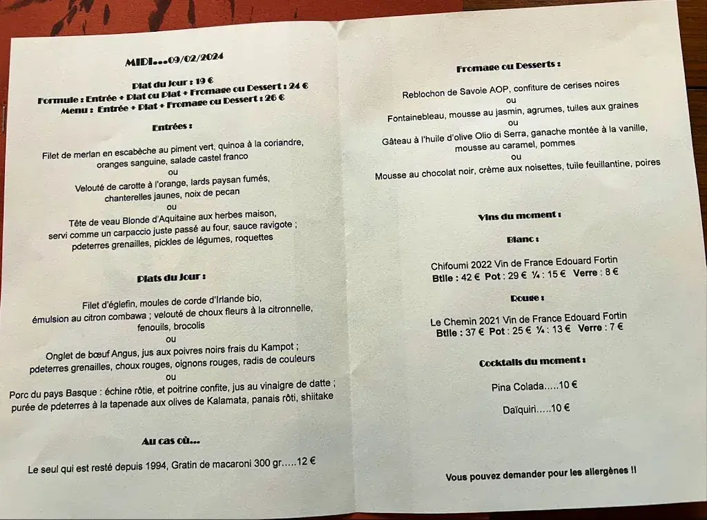 Menu_Le Canut et Les Gones_Lyon_image_2