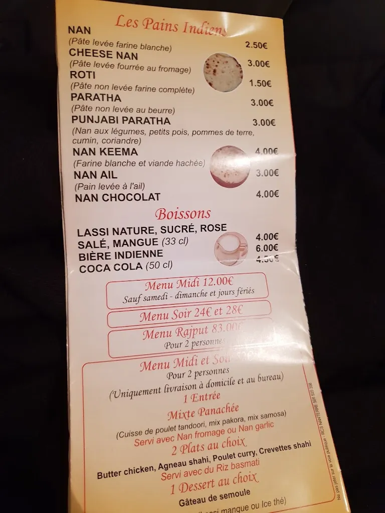 Menu_Restaurant Rajput_Conflans-Sainte-Honorine_image_2