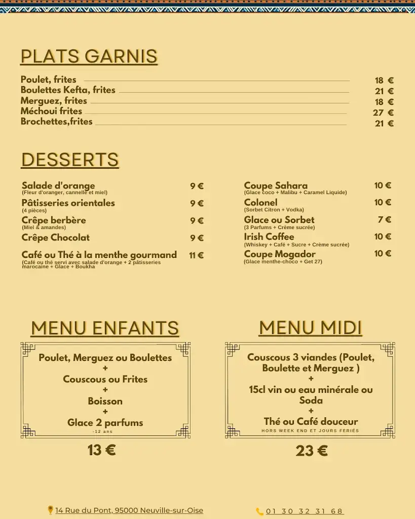 Menu_Le Chameau_Neuville-sur-Oise_immagine_4