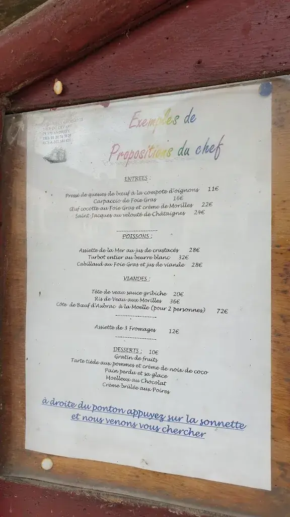 Menu_Auberge La Goëlette_Andrésy_image_2