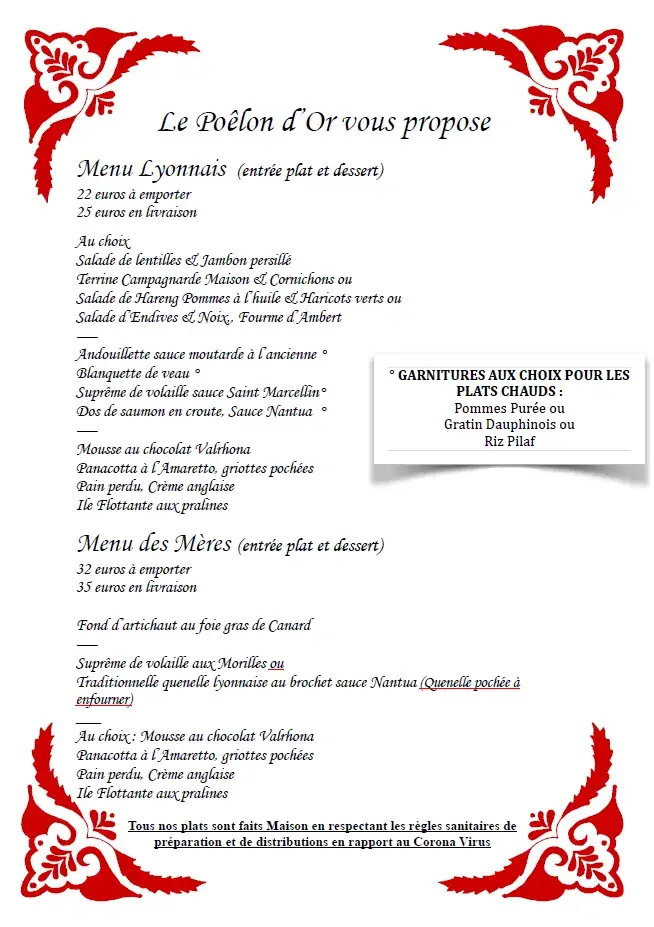Menü_Le Poêlon d'Or_Lyon_Bild_1