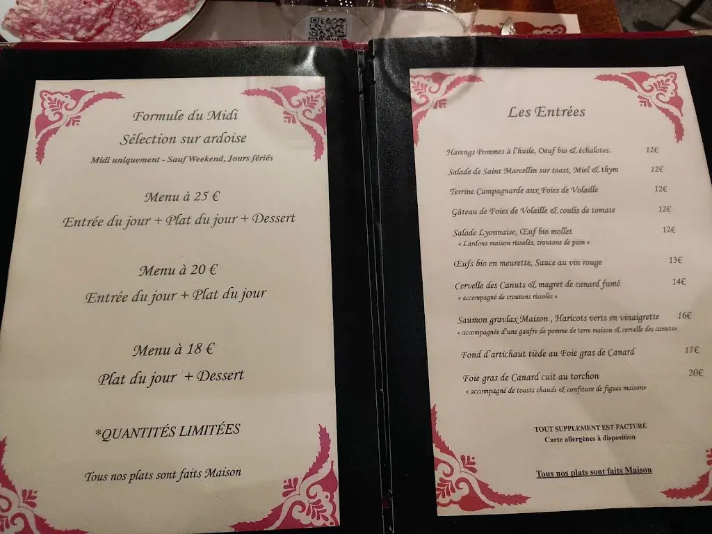 Menü_Le Poêlon d'Or_Lyon_Bild_4