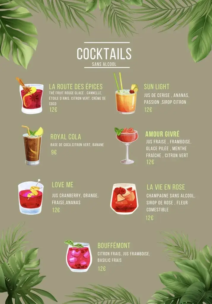 Menu_A La Ferme de Bouffémont restaurant_Bouffémont_image_1