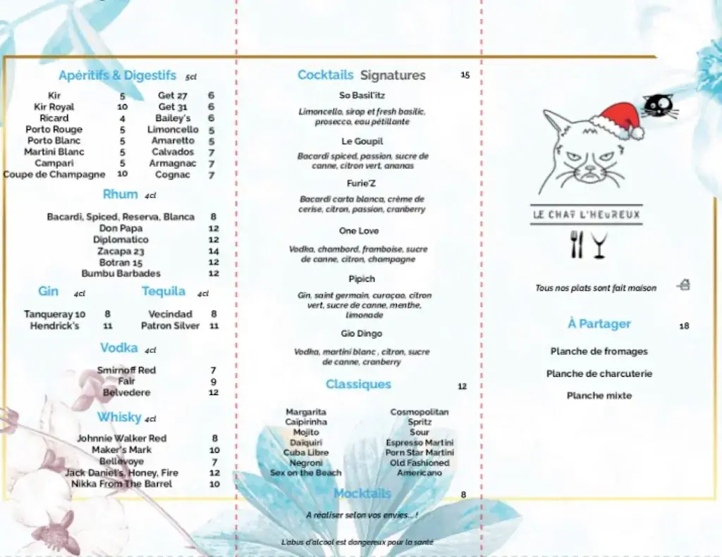 Menu_Le Chat l’Heureux_Ézanville_image_3