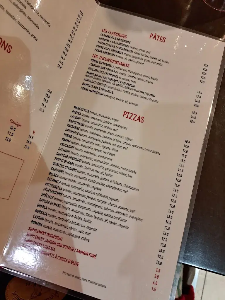 Menu_Le Victornella_Athis-Mons_image_3