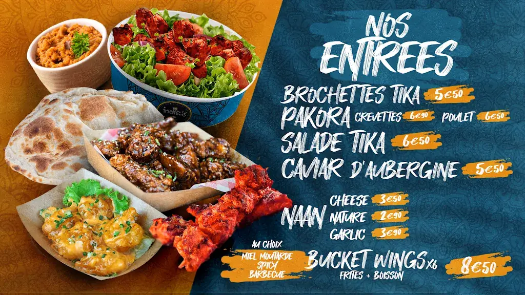 Menü_INDIE'S Street Food_Athis-Mons_Bild_1