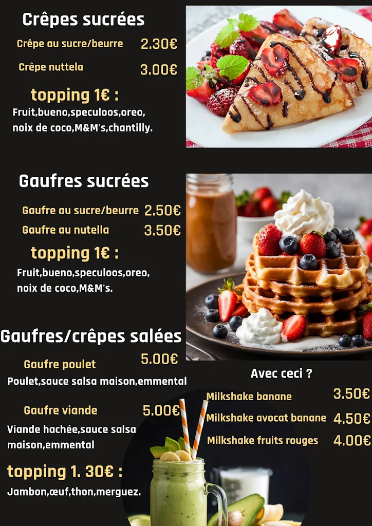 Menu_Restaurant Le Mystic_Athis-Mons_imagen_1