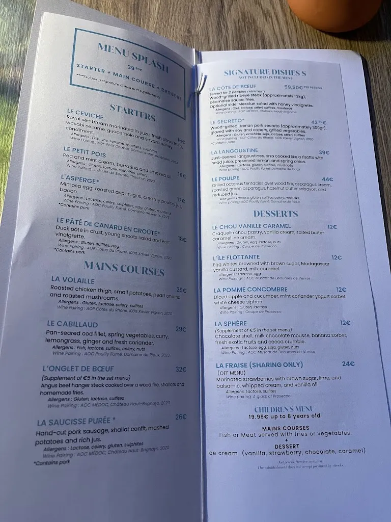 Menu_Bistrot Splash_Asnières-sur-Seine_image_2