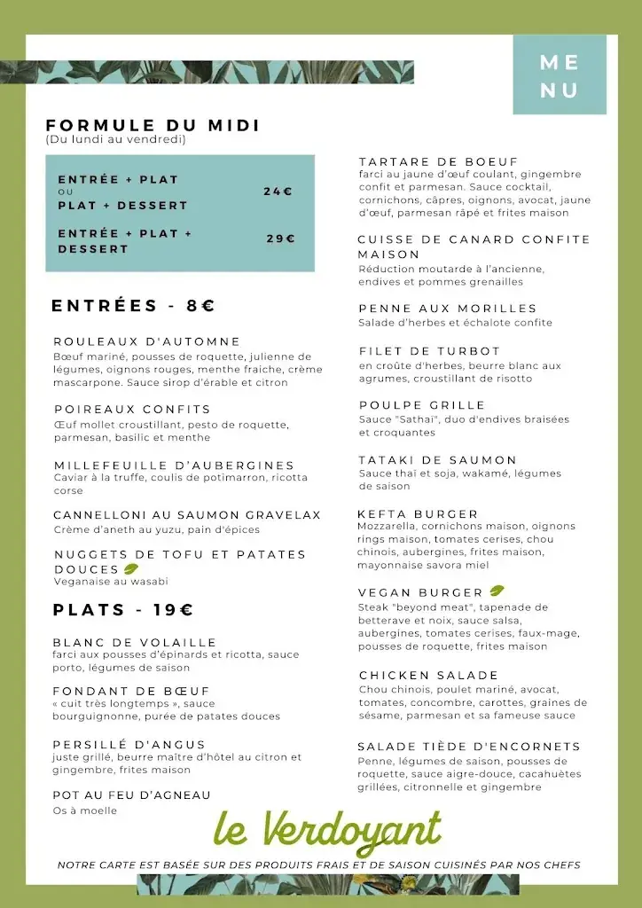 Menu_Le Verdoyant_Asnières-sur-Seine_image_1