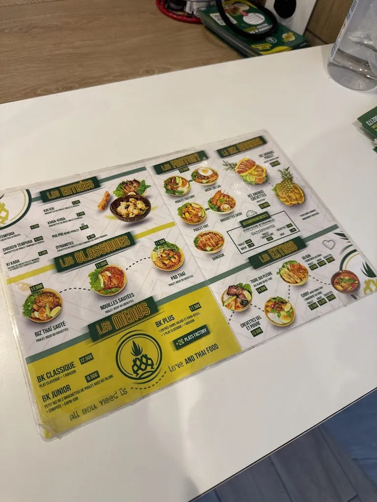 Menü_Bangkok Factory Asnières_Asnières-sur-Seine_Bild_2