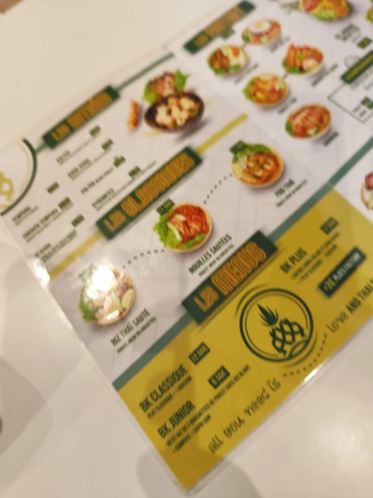 Menü_Bangkok Factory Asnières_Asnières-sur-Seine_Bild_4