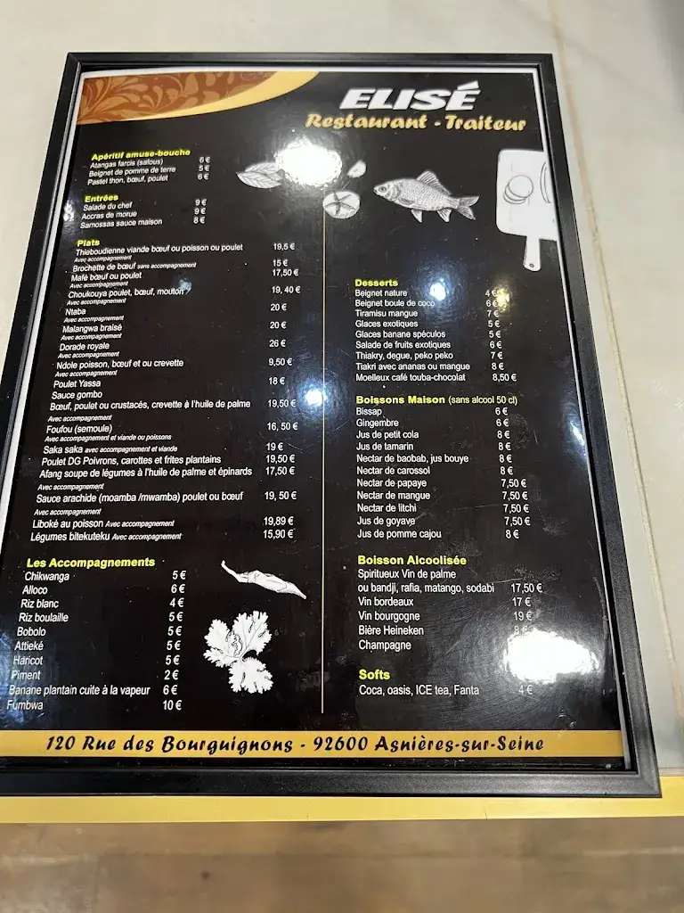 Menu_Elise Restaurant Traiteur_Asnières-sur-Seine_image_2