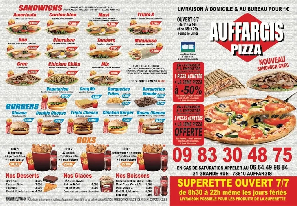 AUFFARGIS PIZZA Restaurant in Auffargis