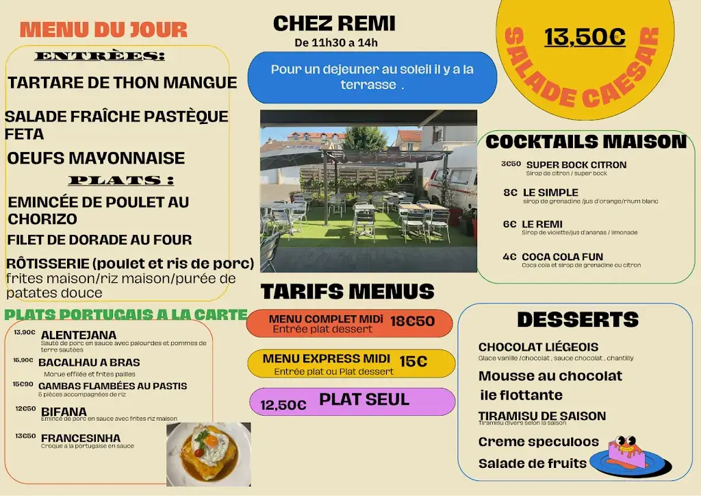 Menu_Chez Rémi_Arnouville_image_1