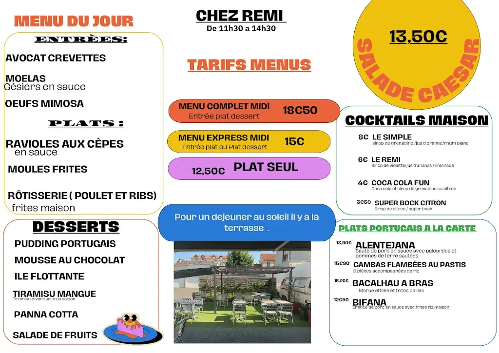 Menu_Chez Rémi_Arnouville_image_4