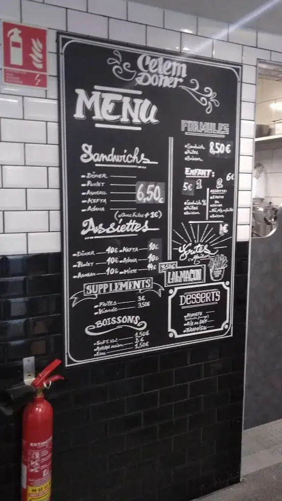 Menu_ÇELEM DÖNER_Arnouville_image_1