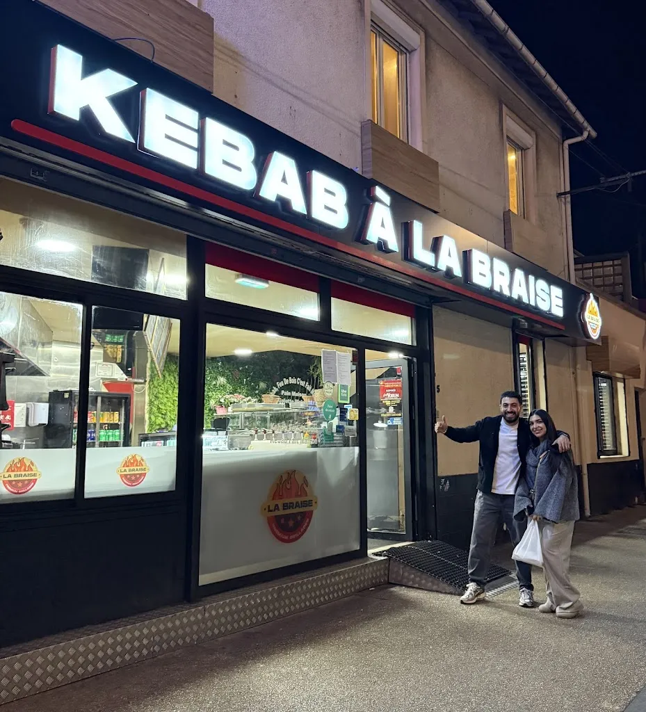 Kebab à La Braise restaurant in Arnouville