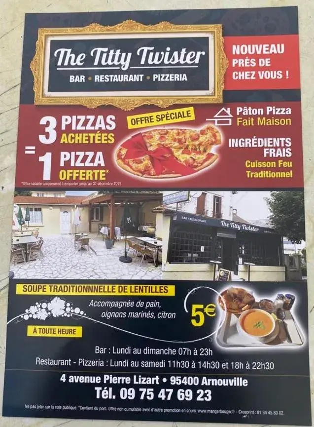 Menu_The Titty Twister_Arnouville_image_3