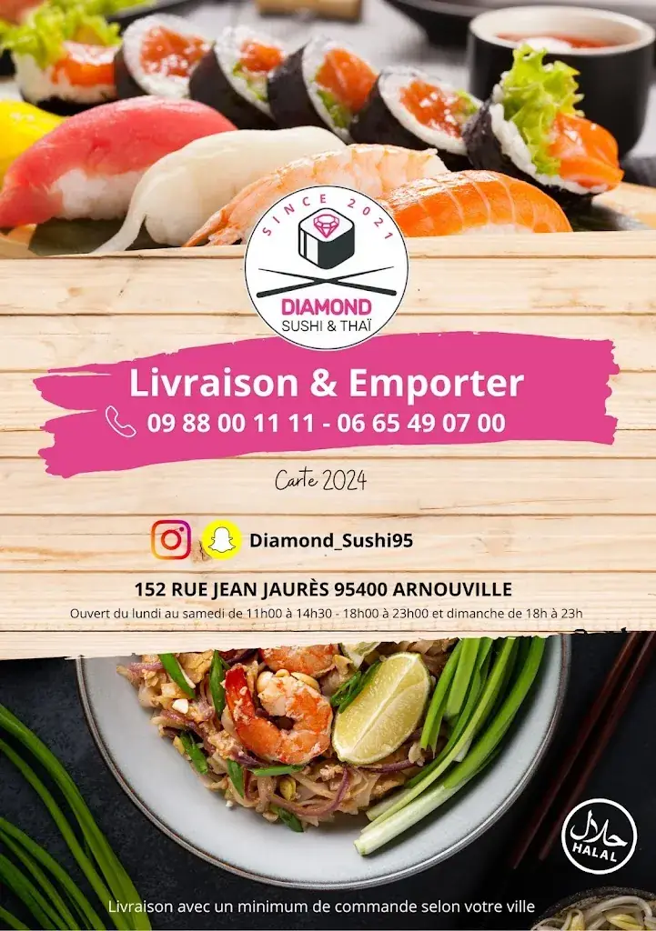 Menu_DIAMOND SUSHI & THAÏ_Arnouville_image_4