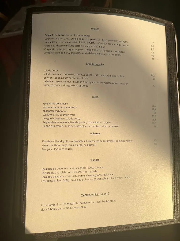 Menu_Benvenuti Al Sud_Gonesse_image_3