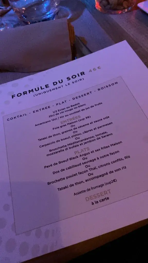 Menu_Restaurant Le Golf._Gonesse_image_1