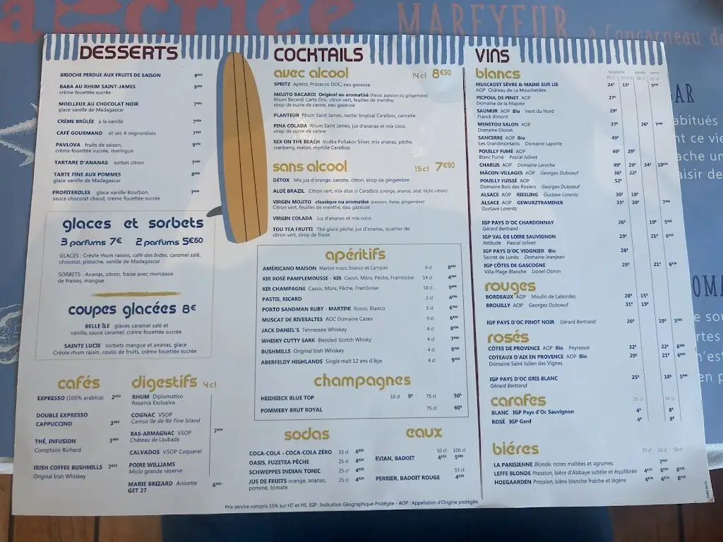 Menu_La Criée Gonesse_Gonesse_image_1