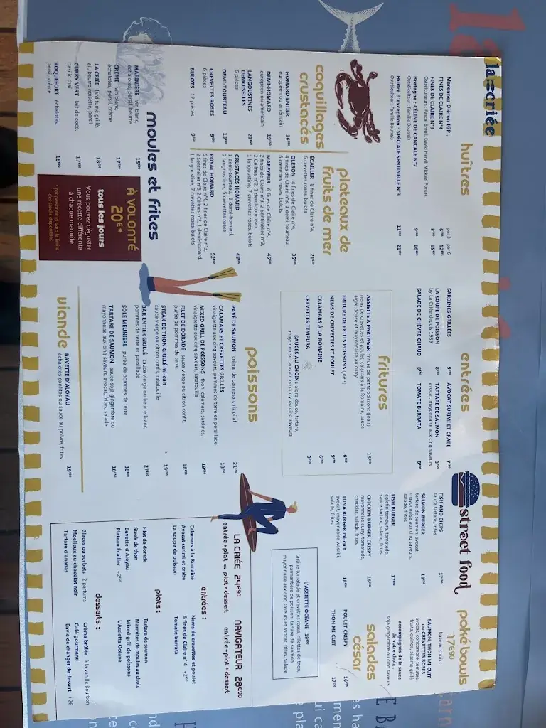 Menu_La Criée Gonesse_Gonesse_image_2