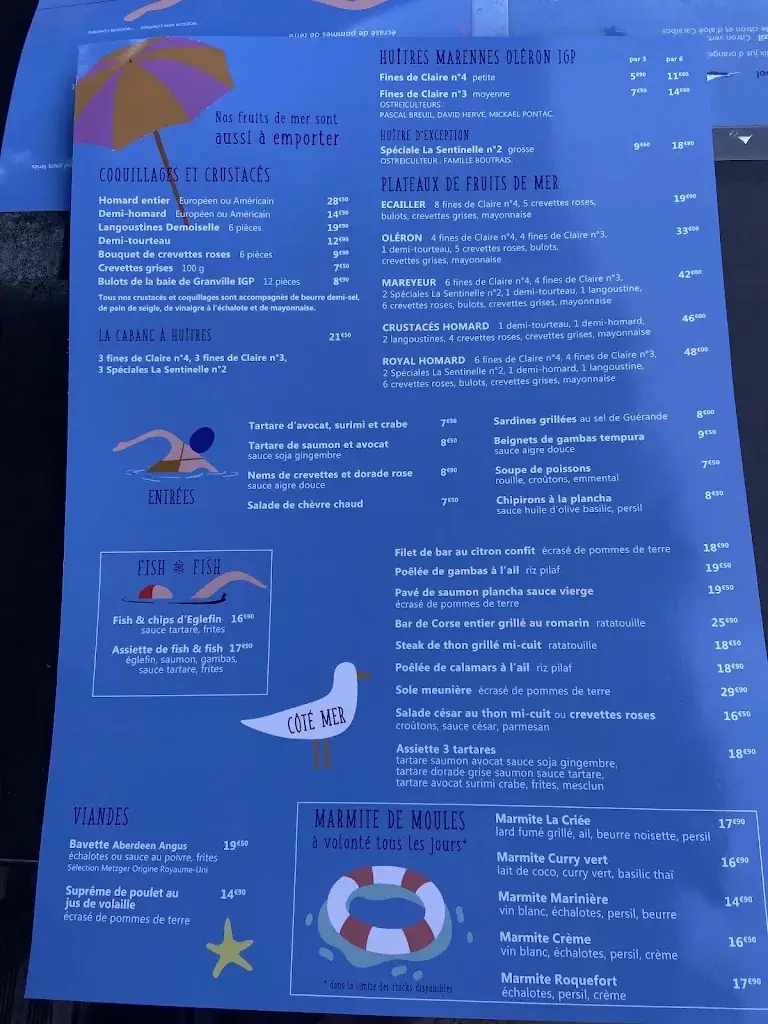 Menu_La Criée Gonesse_Gonesse_image_4