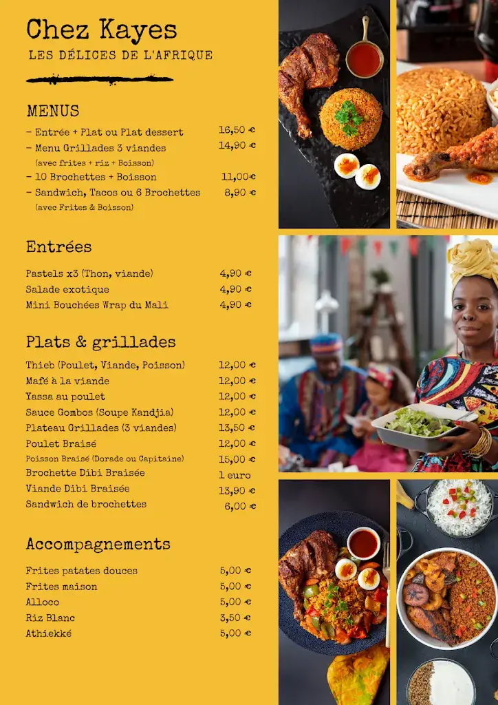 Menü_Chez Kayes Grillades_Aubervilliers_Bild_1